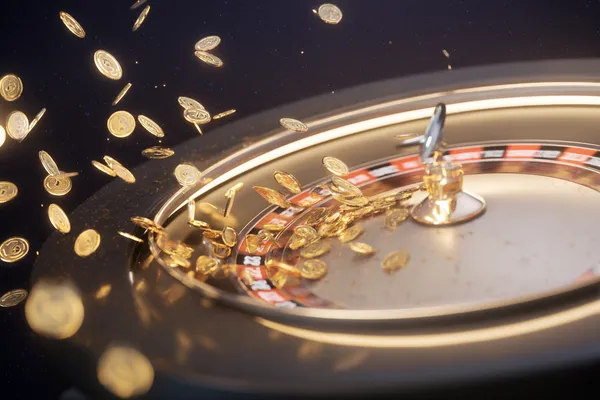 A woman smiling while playing online games on her laptop, surrounded by neon casino elements, showcasing BAA99’s diverse game collection.